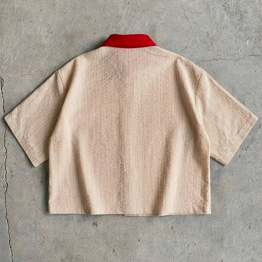 Casual Single Breasted Versatile Shirt For Men