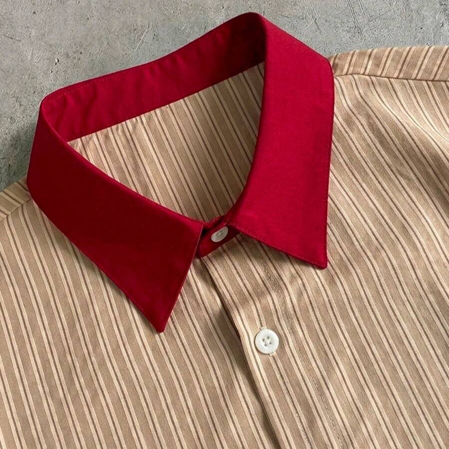 Casual Single Breasted Versatile Shirt For Men