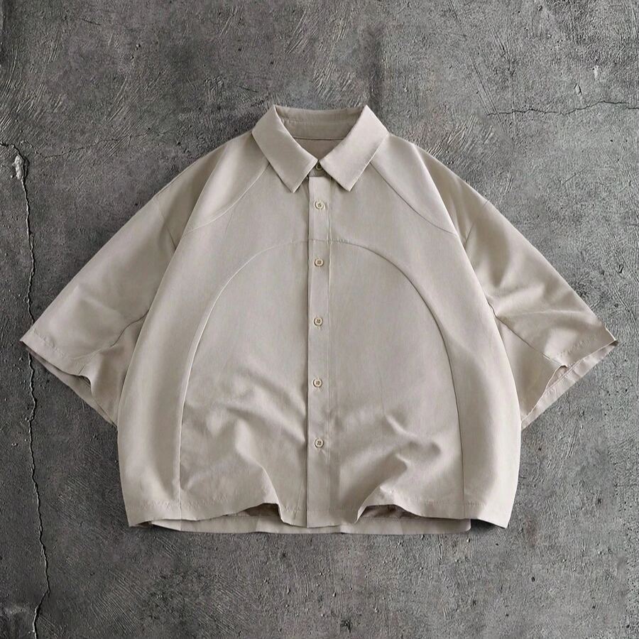 Casual Single Breasted Versatile Shirt For Men