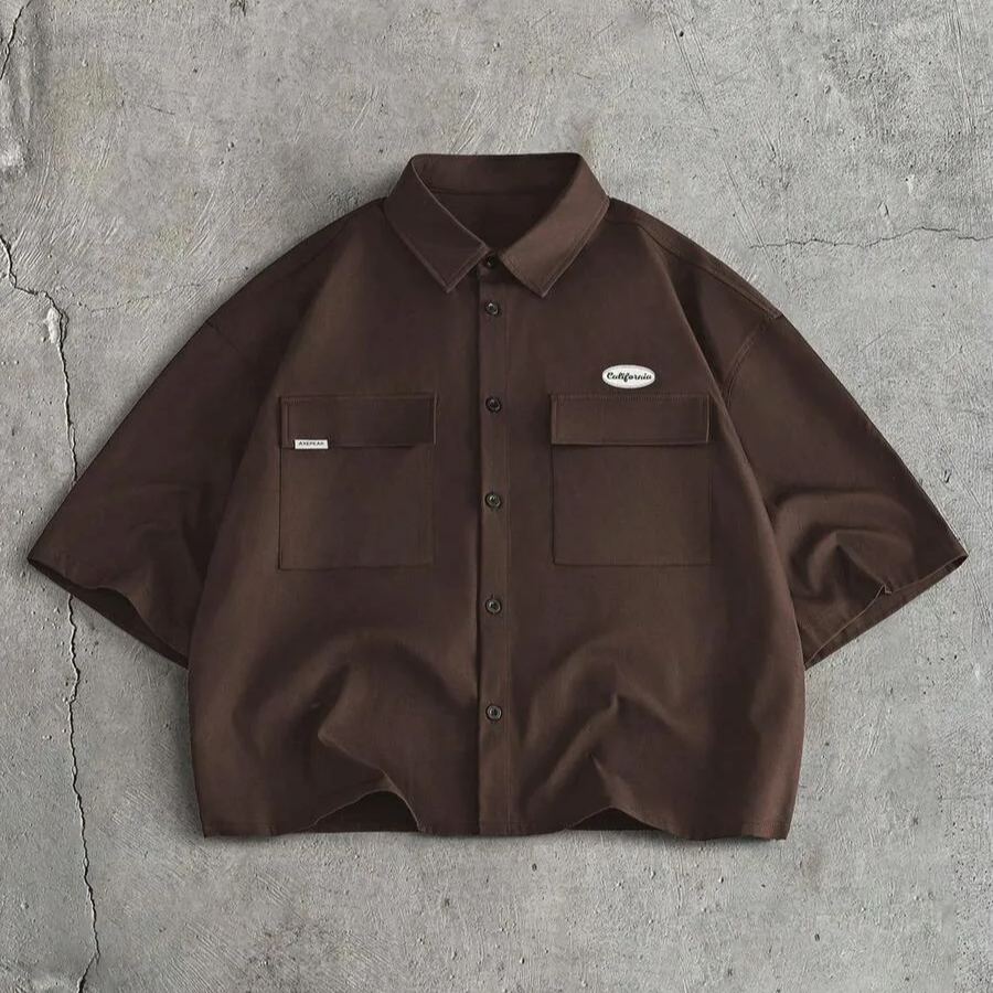Casual Single Breasted Versatile Shirt For Men