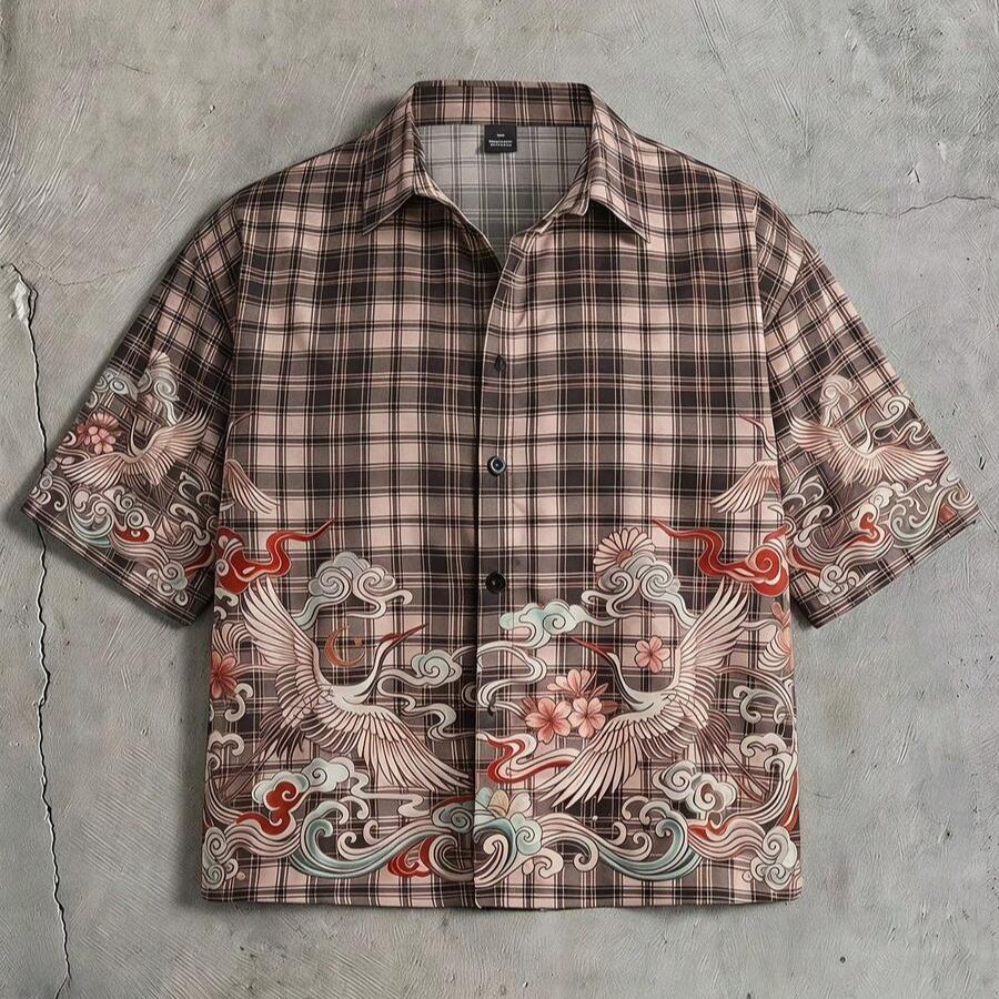 Casual Single Breasted Versatile Shirt For Men