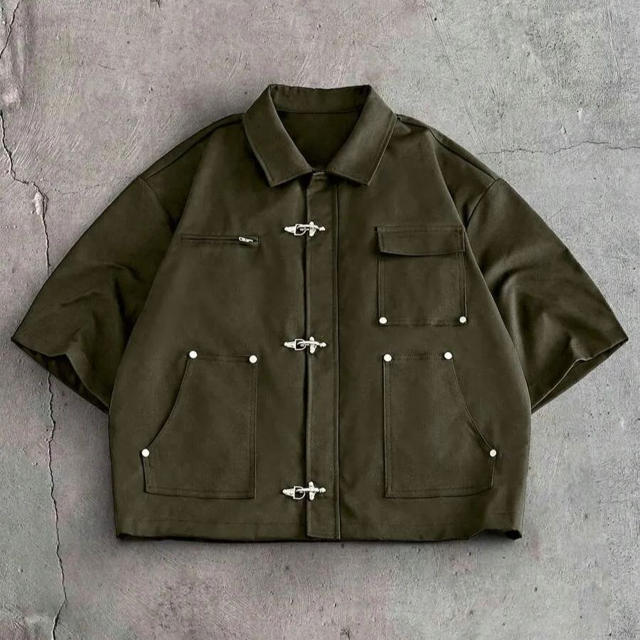 Casual Single Breasted Versatile Shirt For Men