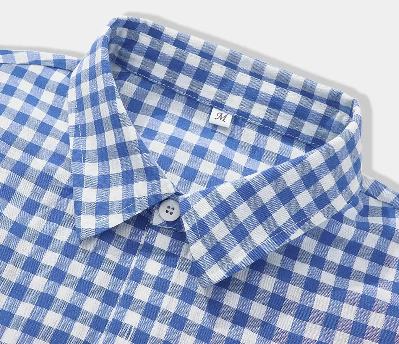 Men's Regular Checkered Vintage Short Sleeve Shirt, Casual Plaid Shirt, Casual Retro Gingham Shirt for Daily Wear, Fashion Men's Top for Summer, Casual Summer Clothing