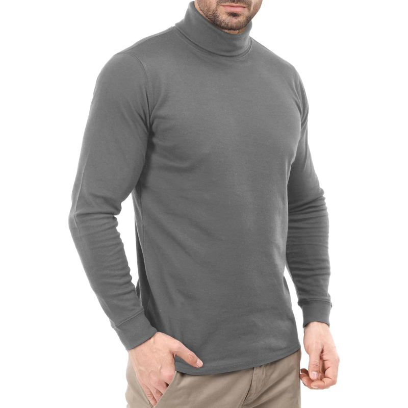 Wear Turtleneck Men Slim Fit UPF 50+ Lightweight Pullover Sweater Long Sleeves Top