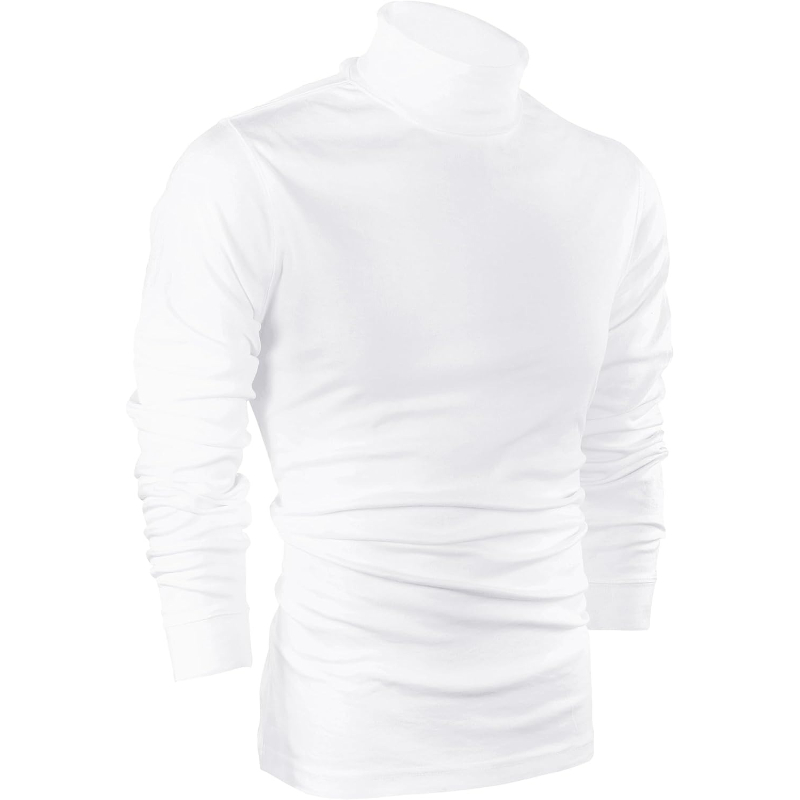  Wear Turtleneck Men Slim Fit UPF 50+ Lightweight Pullover Sweater Long Sleeves Top