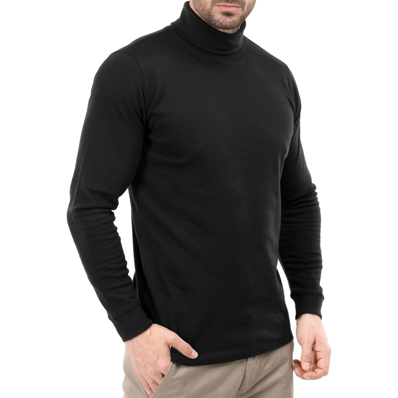  Wear Turtleneck Men Slim Fit UPF 50+ Lightweight Pullover Sweater Long Sleeves Top