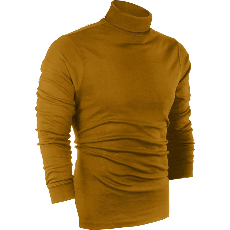  Wear Turtleneck Men Slim Fit UPF 50+ Lightweight Pullover Sweater Long Sleeves Top