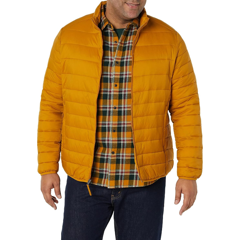 Packable Lightweight Water-Resistant Puffer Jacket 