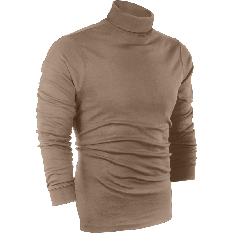  Wear Turtleneck Men Slim Fit UPF 50+ Lightweight Pullover Sweater Long Sleeves Top