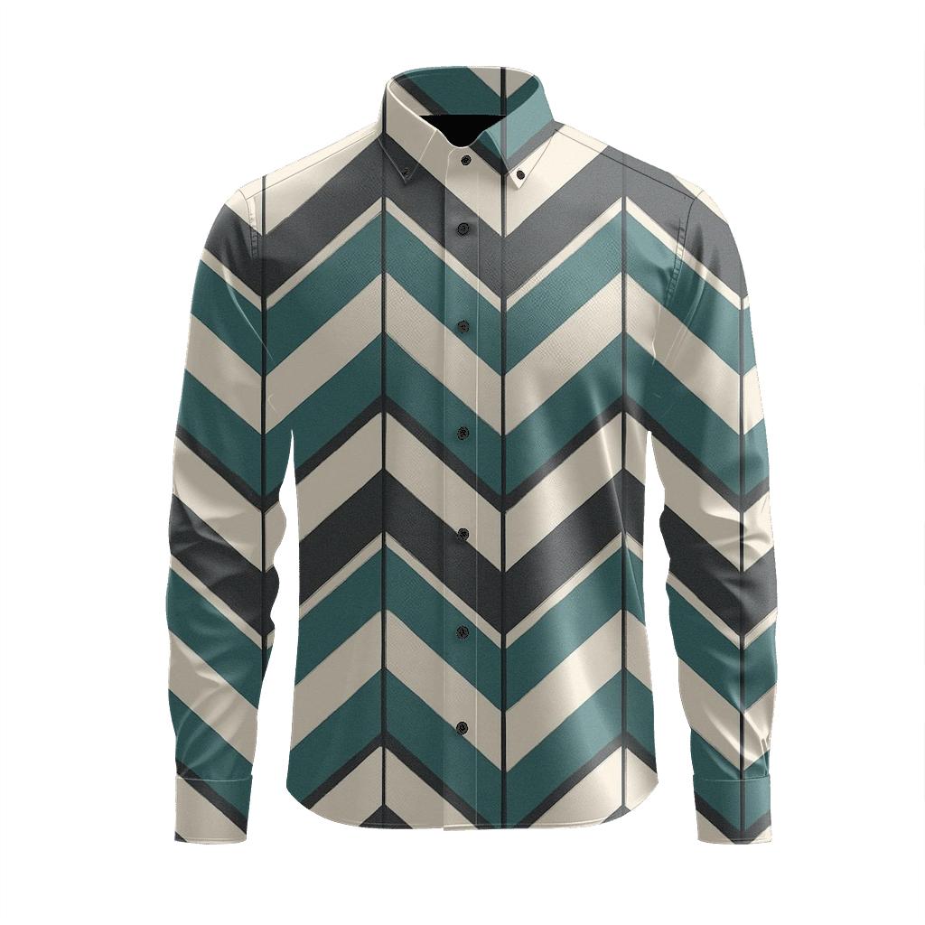 Chevron Loom Matrix premium long sleeve apparel