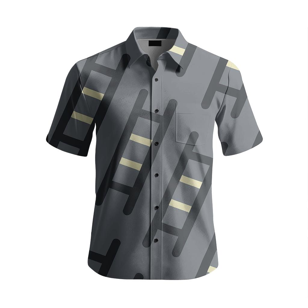 Oblique Ladder March unique graphic short sleeve shirts