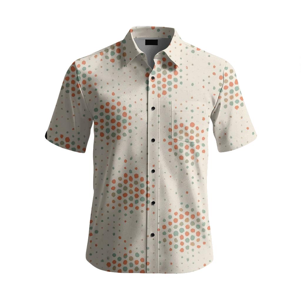 Pinpoint Scatter Net comfortable cotton short sleeves