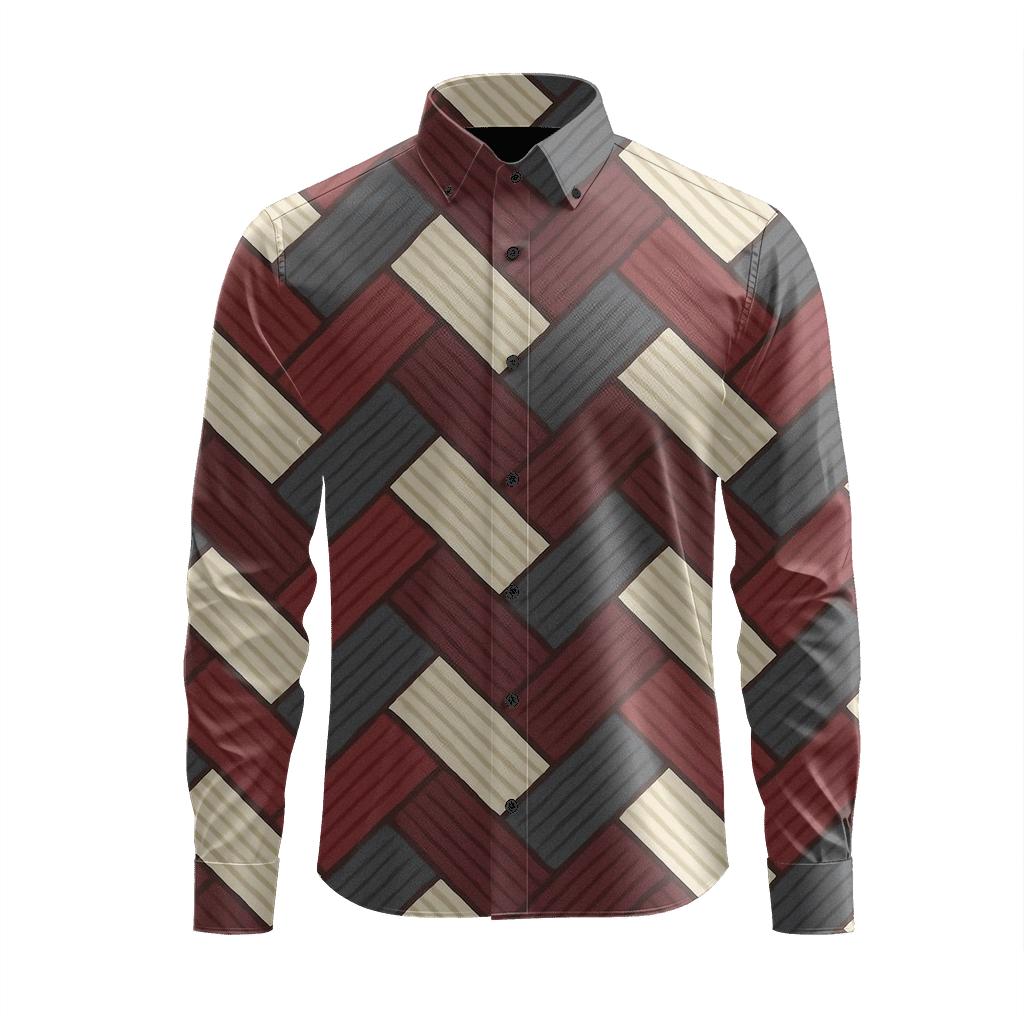Modular Rhombus Weave personalized cotton long sleeves
