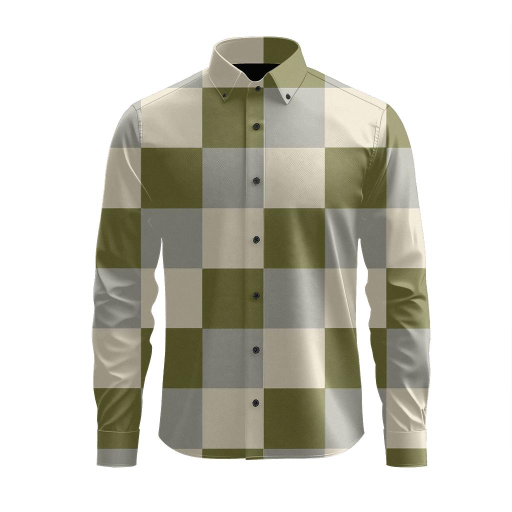 Shifted Square Cascade personalized cotton long sleeves