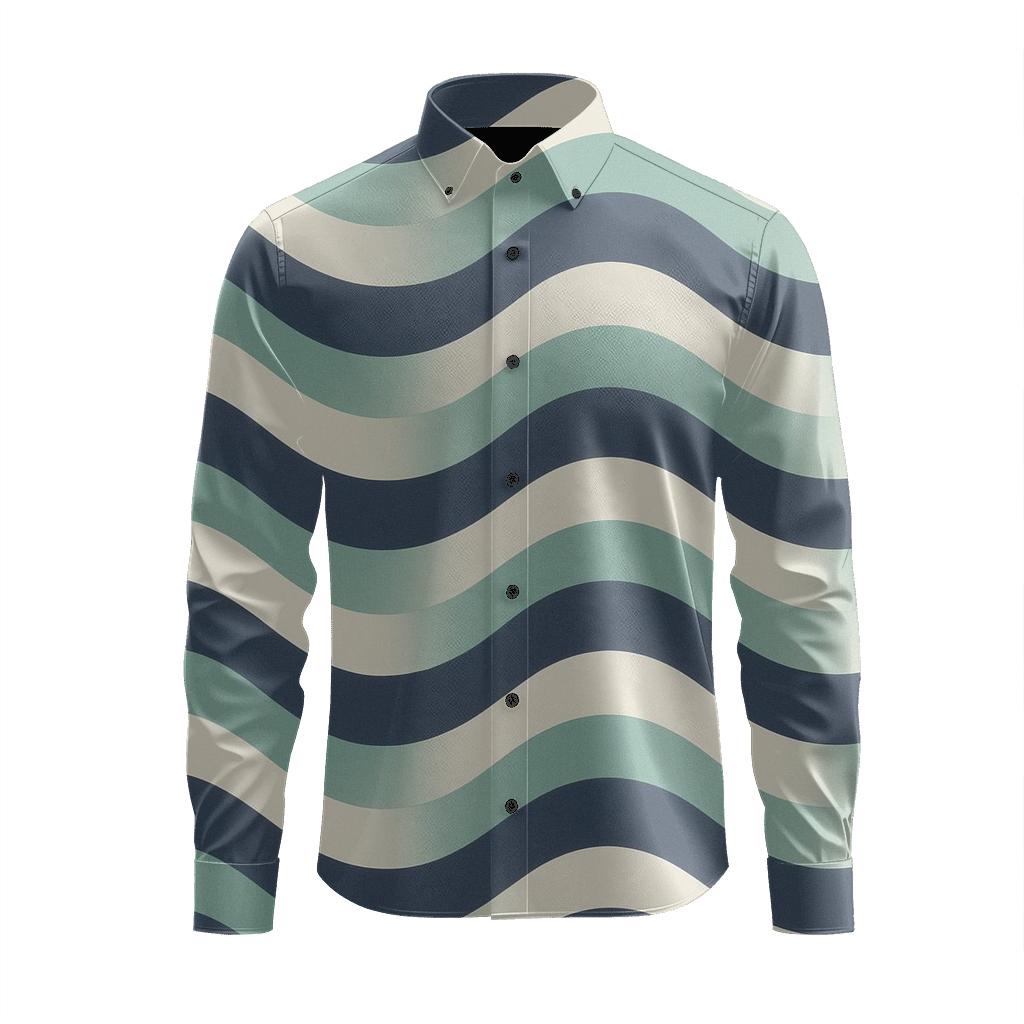 Parallel Curve Rhythm comfortable casual long sleeves