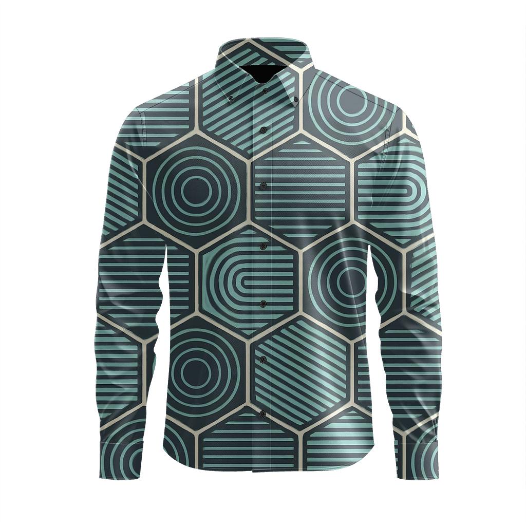 Modular Hex Weave premium long sleeve apparel