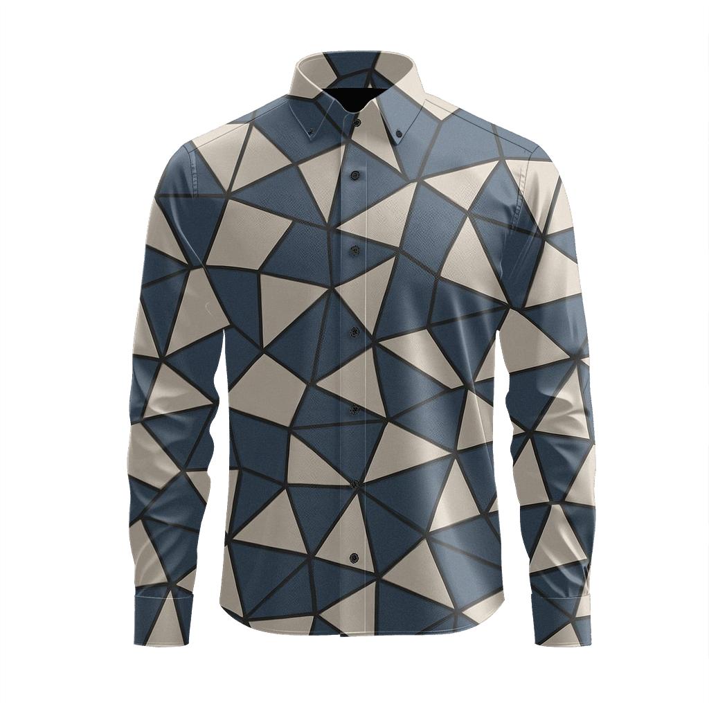 Split Cell Mosaic custom long sleeve shirts