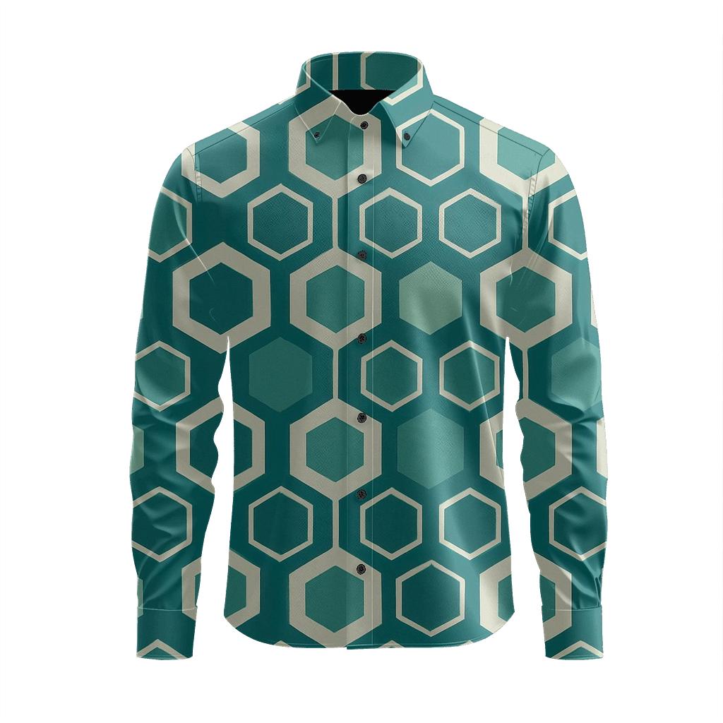 Modular Hex Lace comfortable casual long sleeves