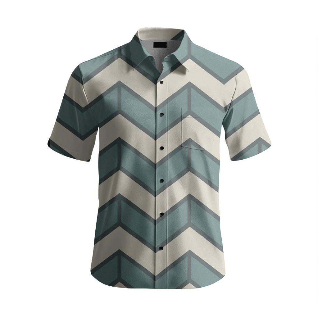 Chevron Relay Matrix soft fabric short sleeve shirts