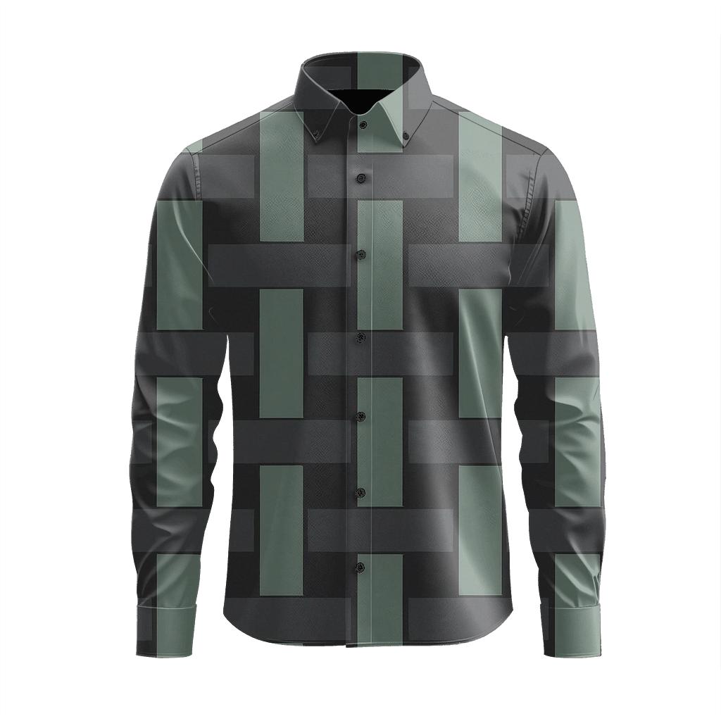 Interlock Lattice Bands comfortable casual long sleeves