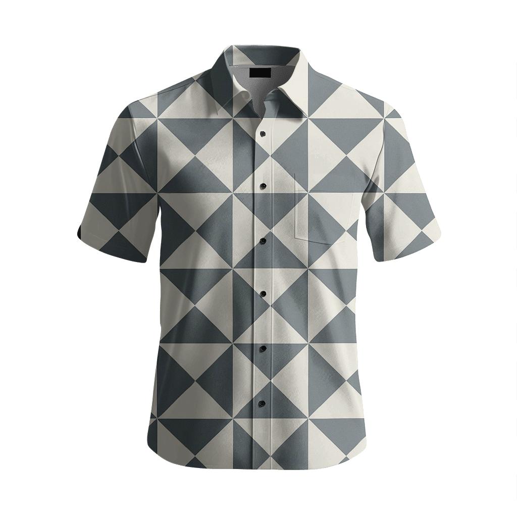Iterated Rhombus Matrix unique graphic short sleeve shirts