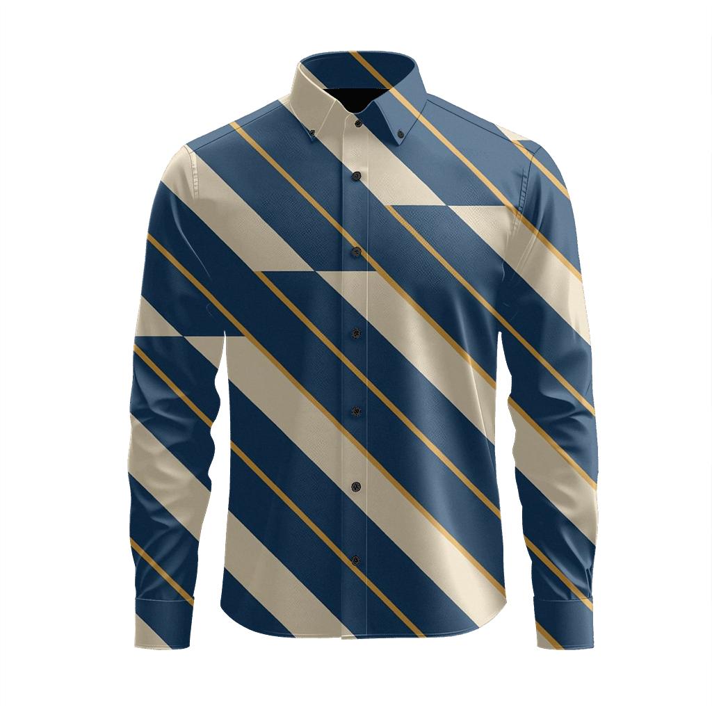 Oblique Stripe Shift premium long sleeve apparel
