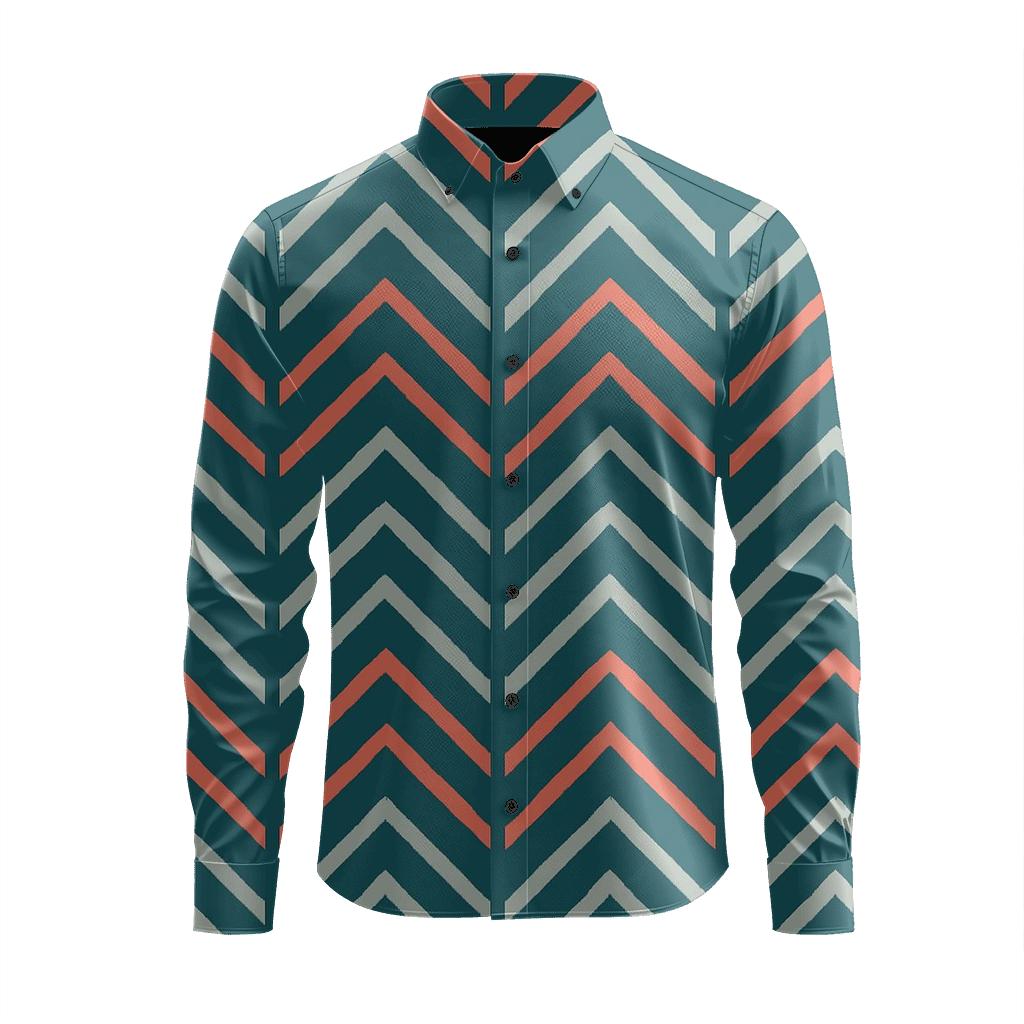Chevron Pulse Field comfortable casual long sleeves