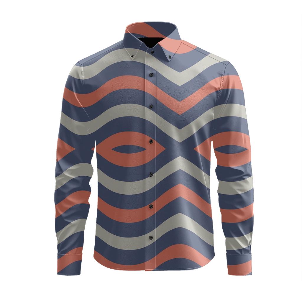 Sine Trace Stack personalized cotton long sleeves