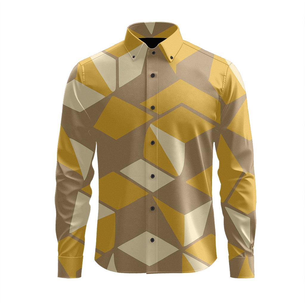 Cell Split Honeycomb comfortable casual long sleeves