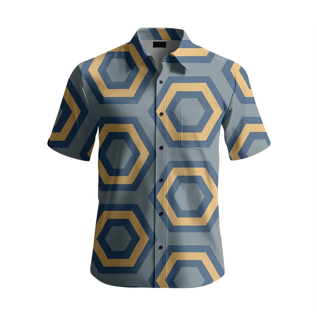 Hex Ring Shuffle comfortable cotton short sleeves