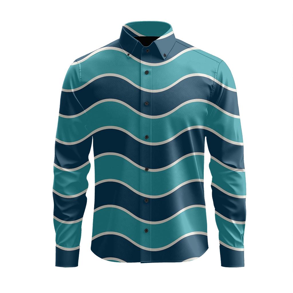Parallel Sine Band comfortable casual long sleeves