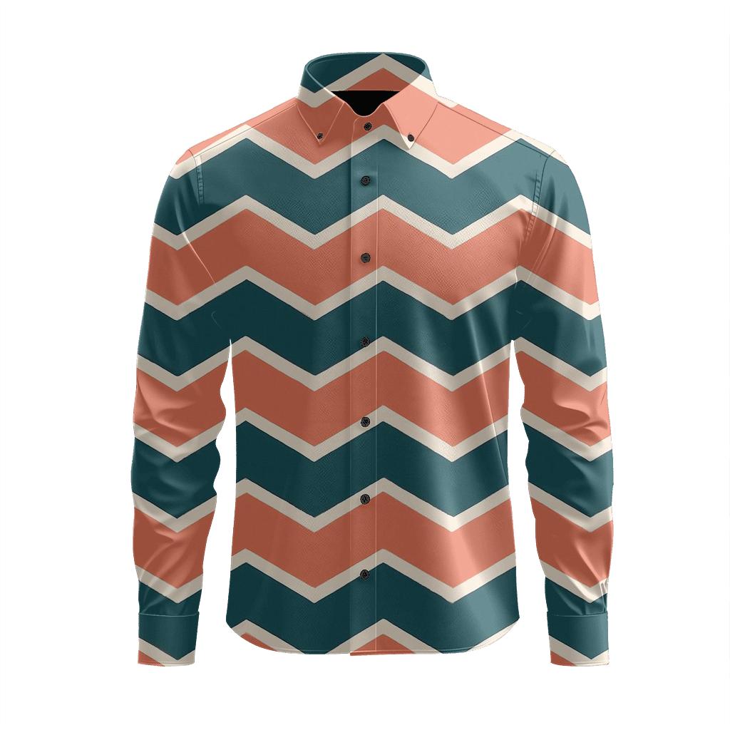 Chevron Pulse Field comfortable casual long sleeves