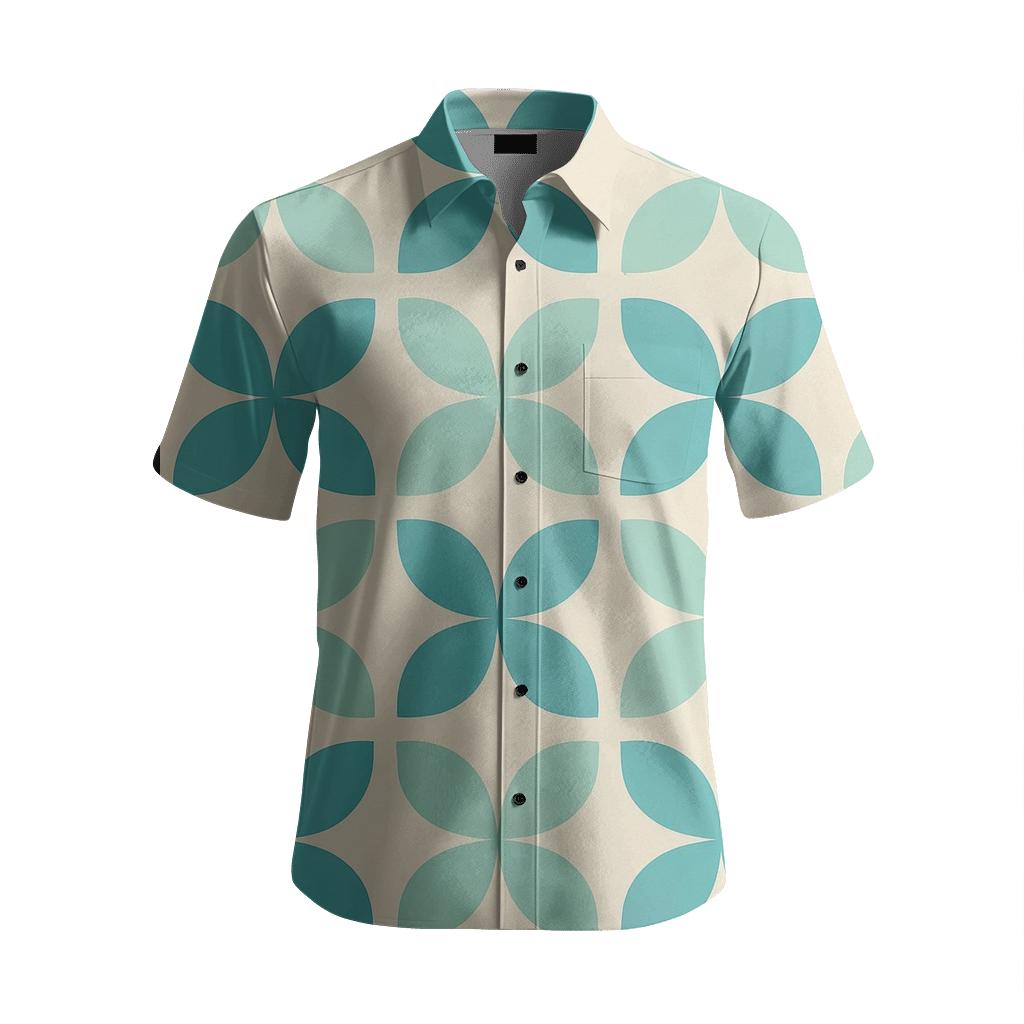 Modular Petal Matrix unique graphic short sleeve shirts
