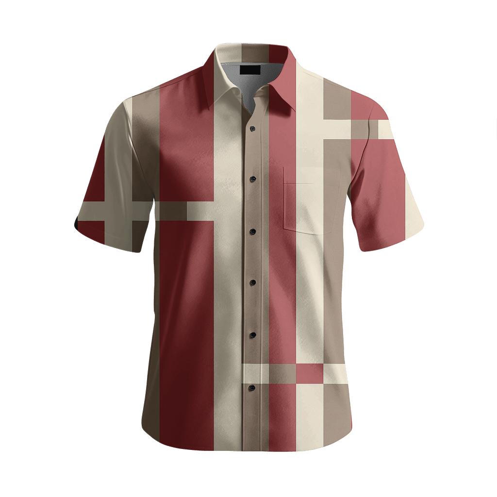 Staggered Stripe Relay stylish fitted short sleeve tees