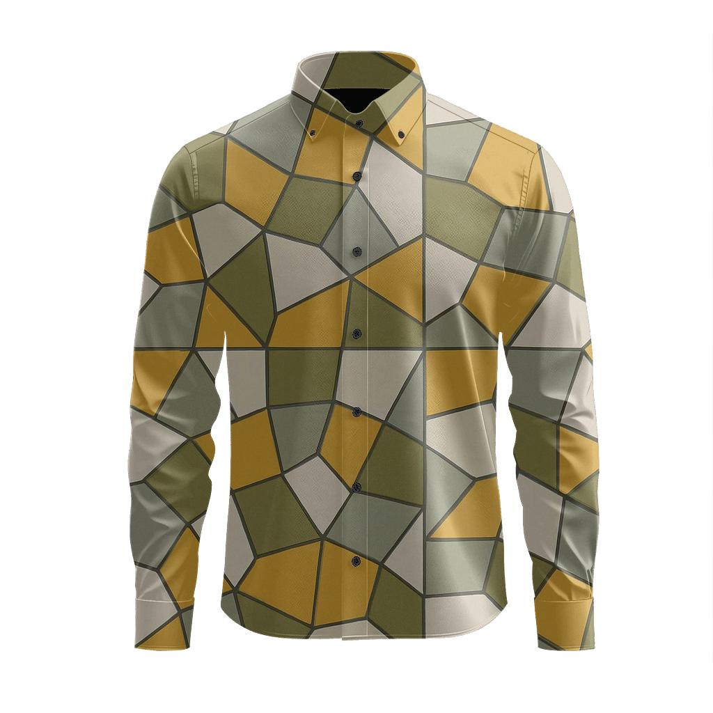 Cell Split Mosaic custom long sleeve shirts