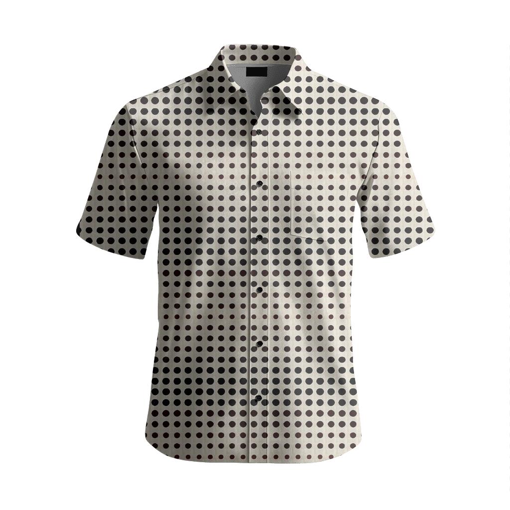 Pinpoint Scatter Net trendy crew neck short sleeves