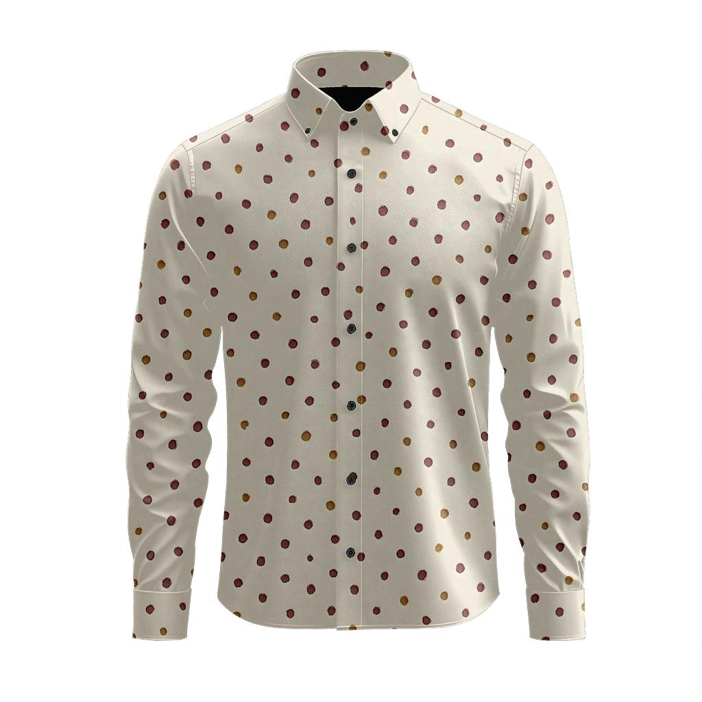 Pinpoint Scatter Net personalized cotton long sleeves