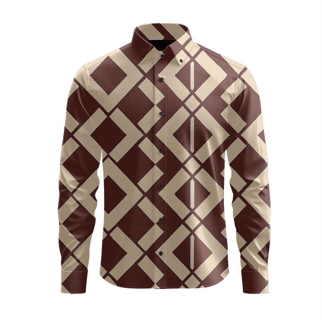Stacked Rhombus Panel premium long sleeve apparel