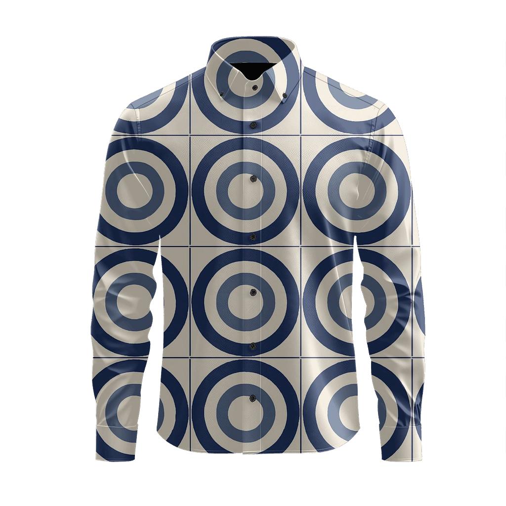 Circular Circuit Bands custom long sleeve shirts