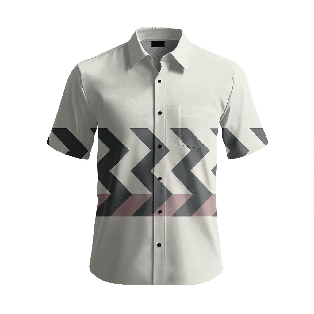 Iterative Edge Mosaic designer printed short sleeve tops