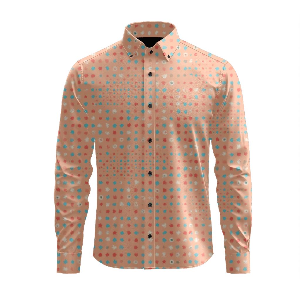 Micro Point Scatter unique graphic long sleeve shirts