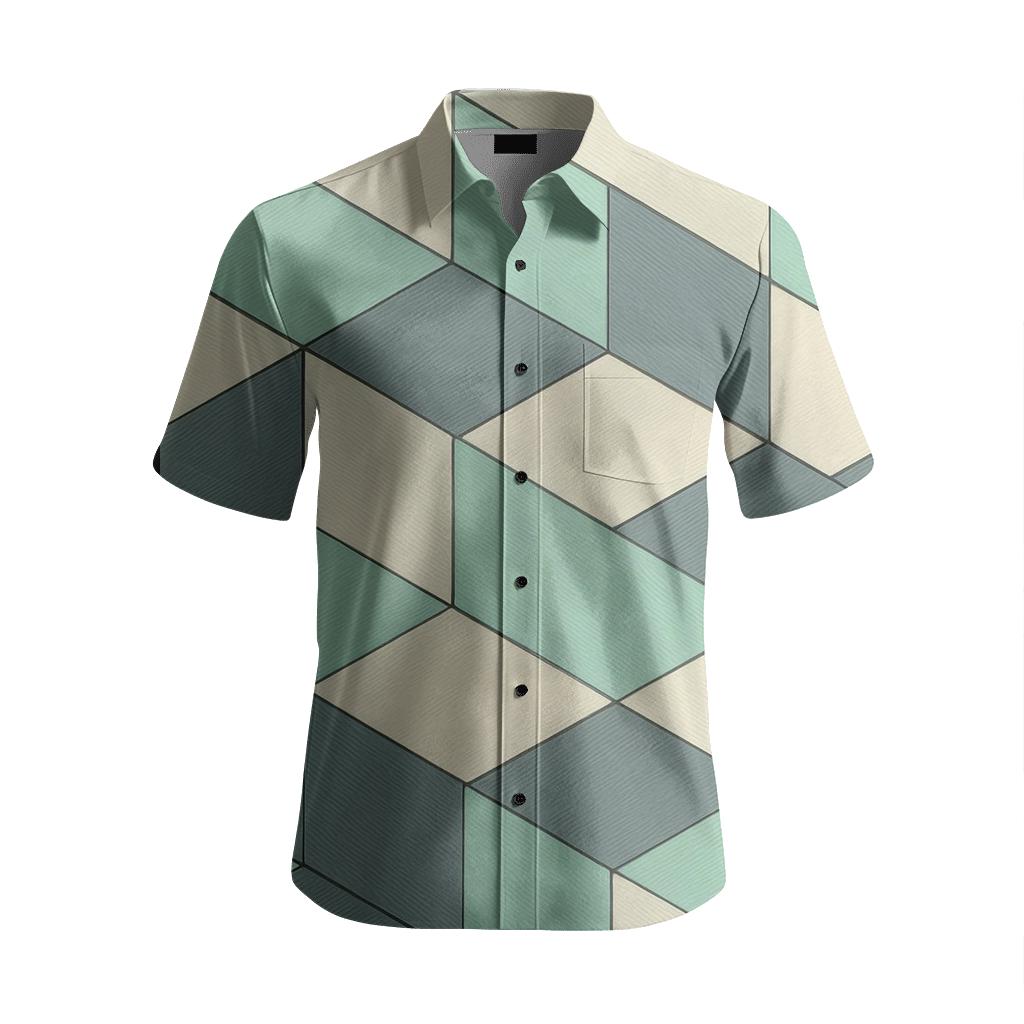 Modular Rhombus Flow unique graphic short sleeve shirts