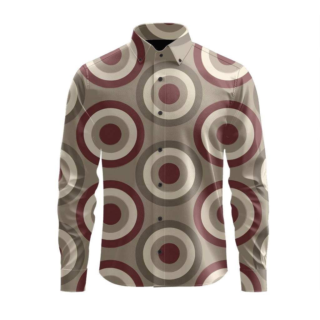 Concentric Band Circuitry premium long sleeve apparel