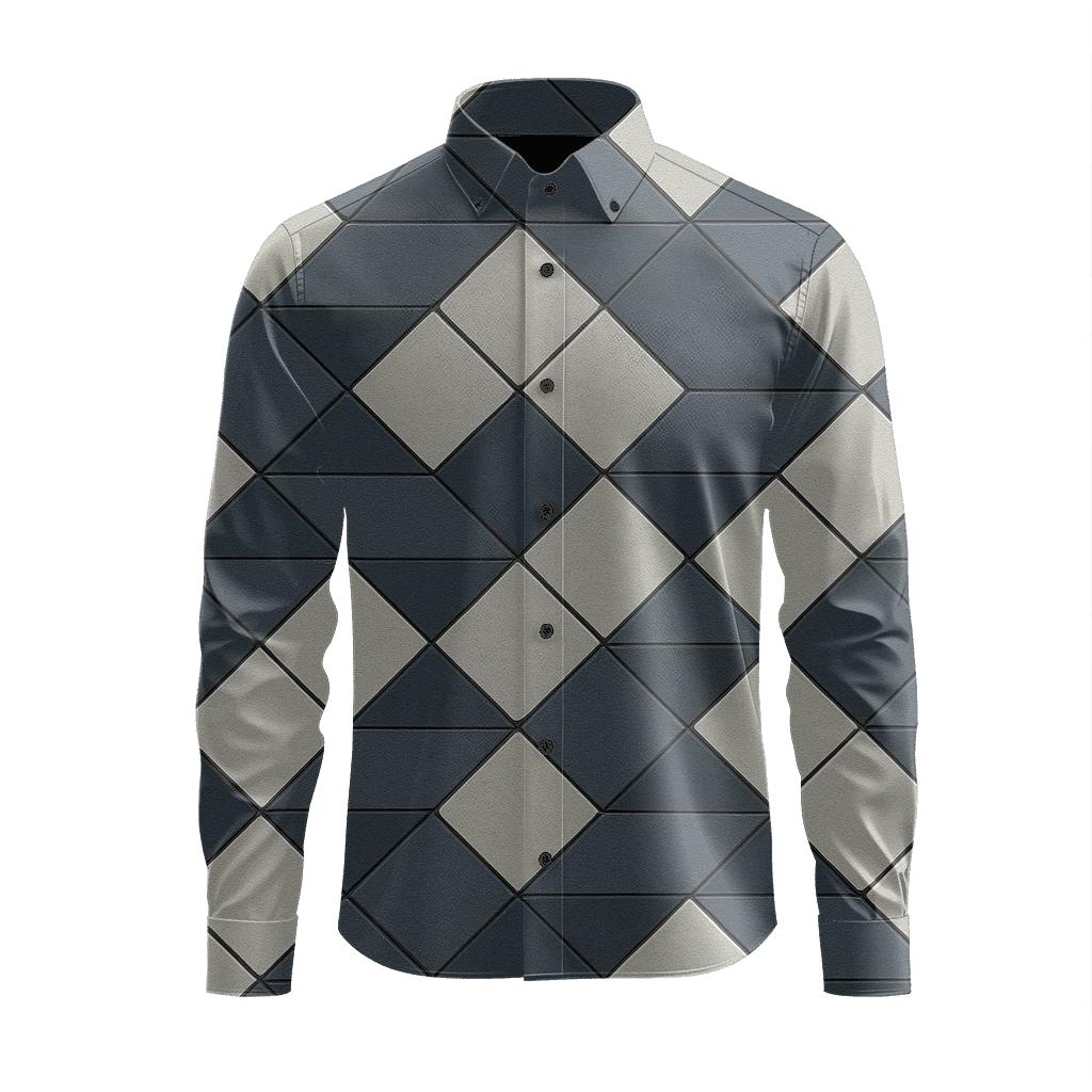 Shifted Rhombus Mesh premium long sleeve apparel