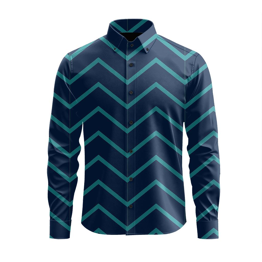 Chevron Rhythm Grid premium long sleeve apparel