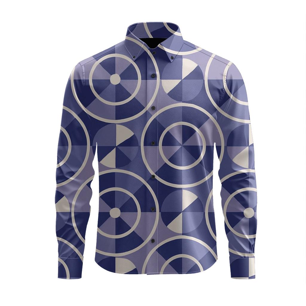 Radial Segment Tessellation comfortable casual long sleeves
