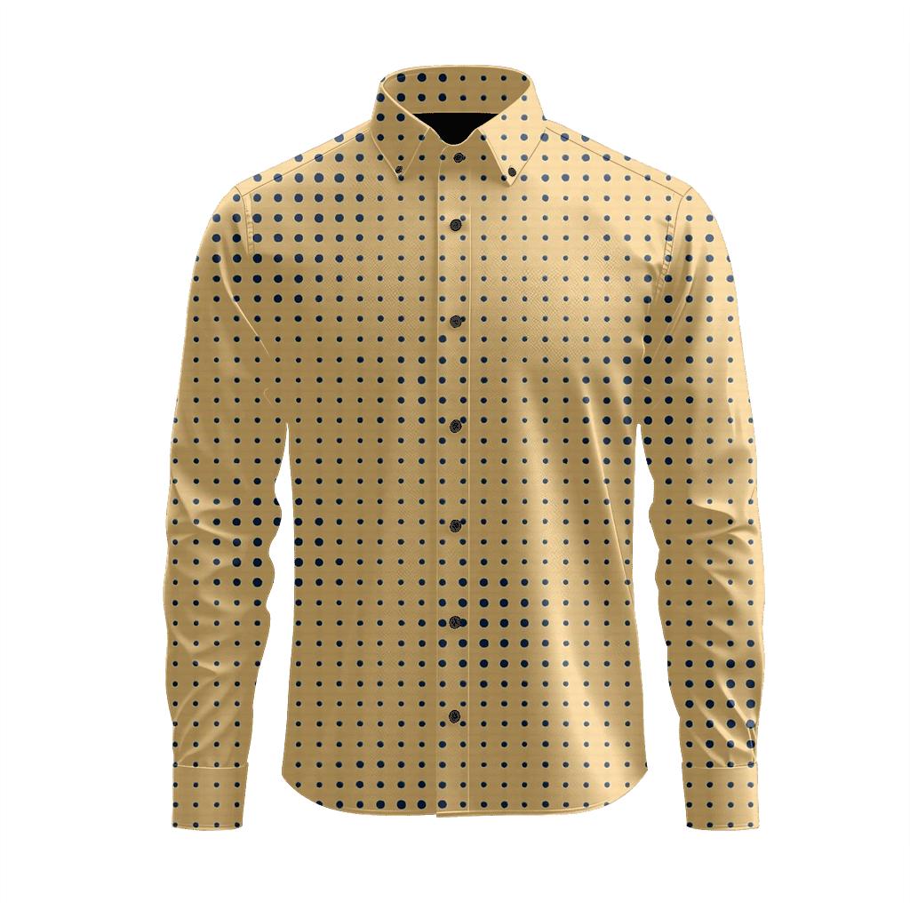 Microdot Noise Matrix personalized cotton long sleeves