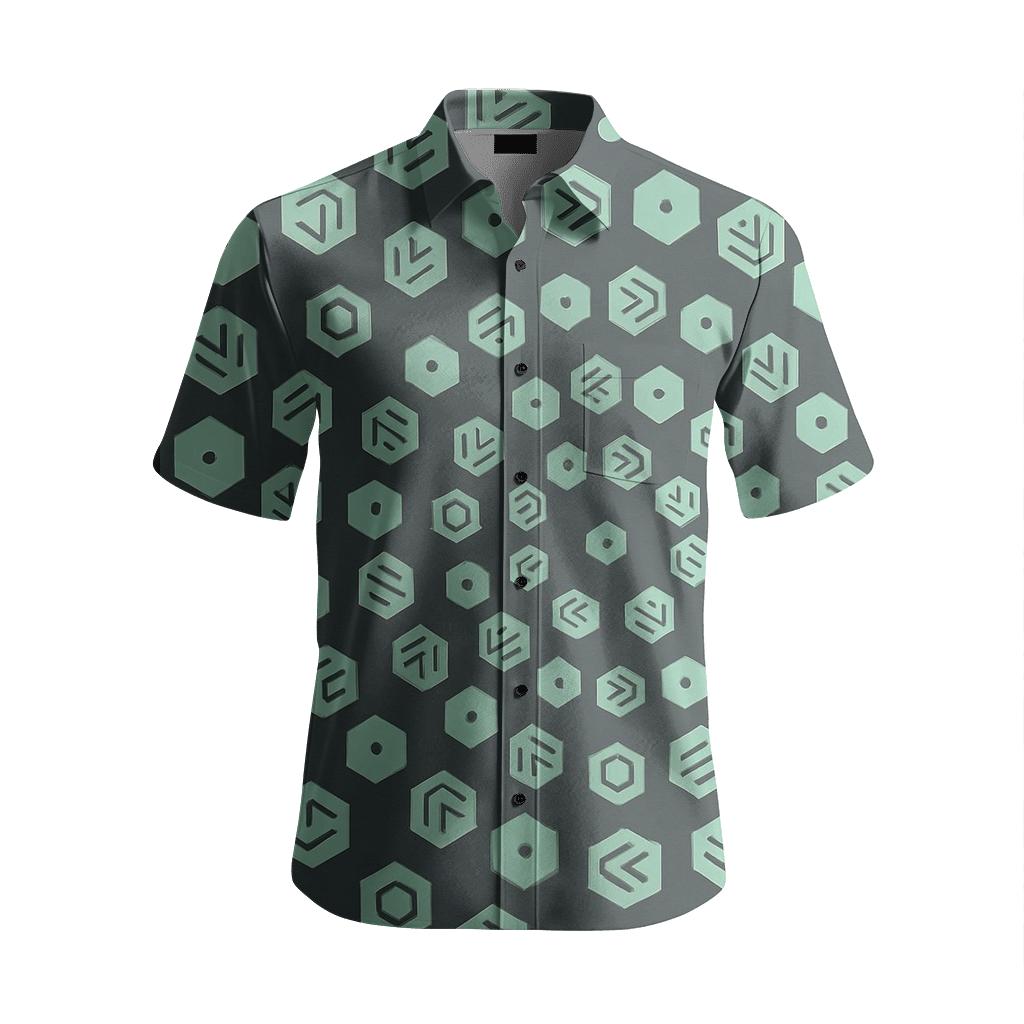 Modular Hex Spiral personalized casual short sleeves