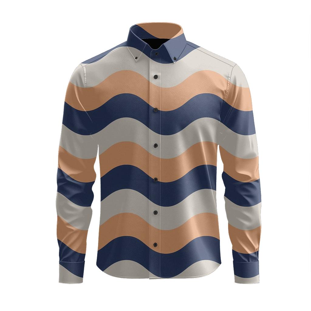 Sine Trace Stack stylish fitted long sleeve tees