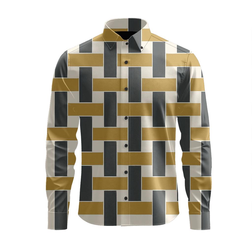 Interlock Band Framework comfortable casual long sleeves